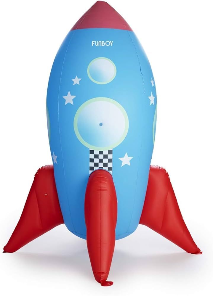 FUNBOY Giant Inflatable Kids Rocketship Sprinkler, Perfect for Backyard Summer Fun and Entertainm... | Amazon (US)