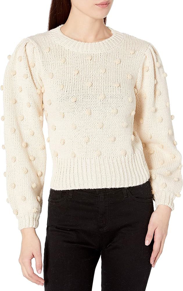ASTR the label Women's Aidy Pom Knit Sweater | Amazon (US)