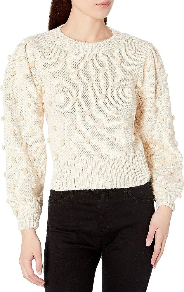 ASTR the label Women's Aidy Pom Knit Sweater | Amazon (US)
