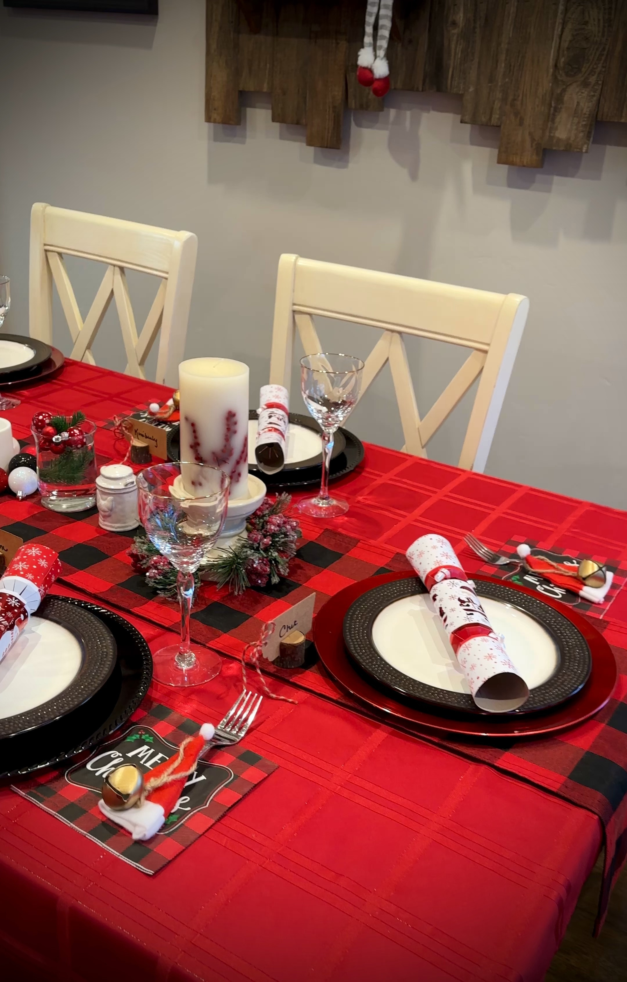One of my favorite tablescapes to do - Christmas is so fun and festive at my house! I go all out on my holiday decor.

#LTKSeasonal #LTKhome #LTKHoliday