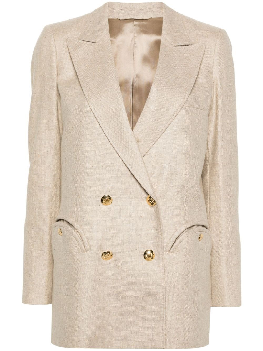 blazé milano `alithia everyday` double-breasted blazer available on Spinnaker - 38014 | Spinnaker Boutique