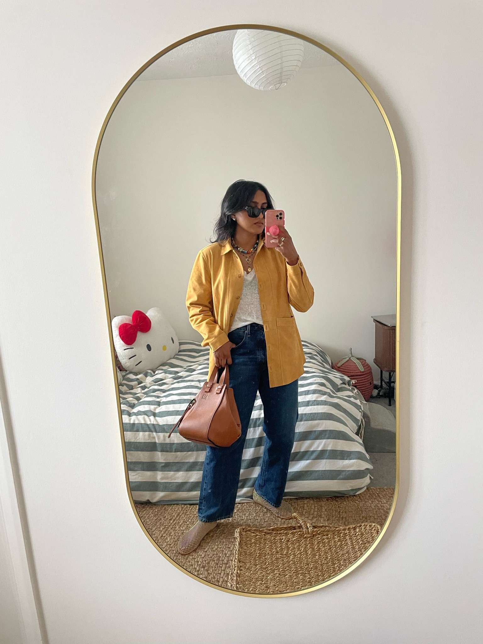 Suede jacket 
Mesh shoes 
Amazon shoe finds 
Agolde Parker jeans 
Sezane will jacket 

#LTKshoecrush #LTKSeasonal