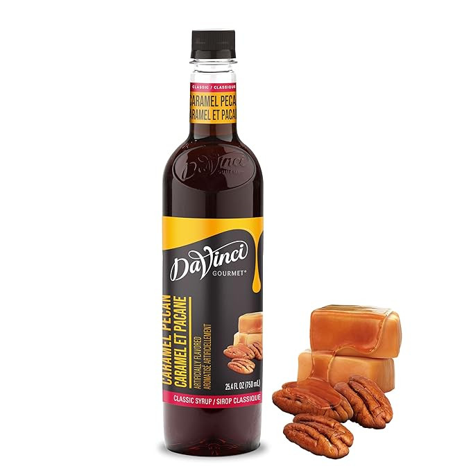 DaVinci Gourmet Classic Caramel Pecan Syrup, 25.4 Fluid Ounces (Pack of 1) | Amazon (US)
