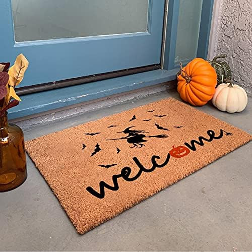 Halloween Doormat Blanket Welcome Home Front Door Decorations Halloween Decor Door Mat Anti-Slip ... | Amazon (US)