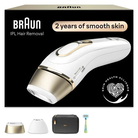 Braun PL5147 Silk Expert Pro5 IPL Hair Removal Device for Women & Men, White-Gold | Walmart (US)