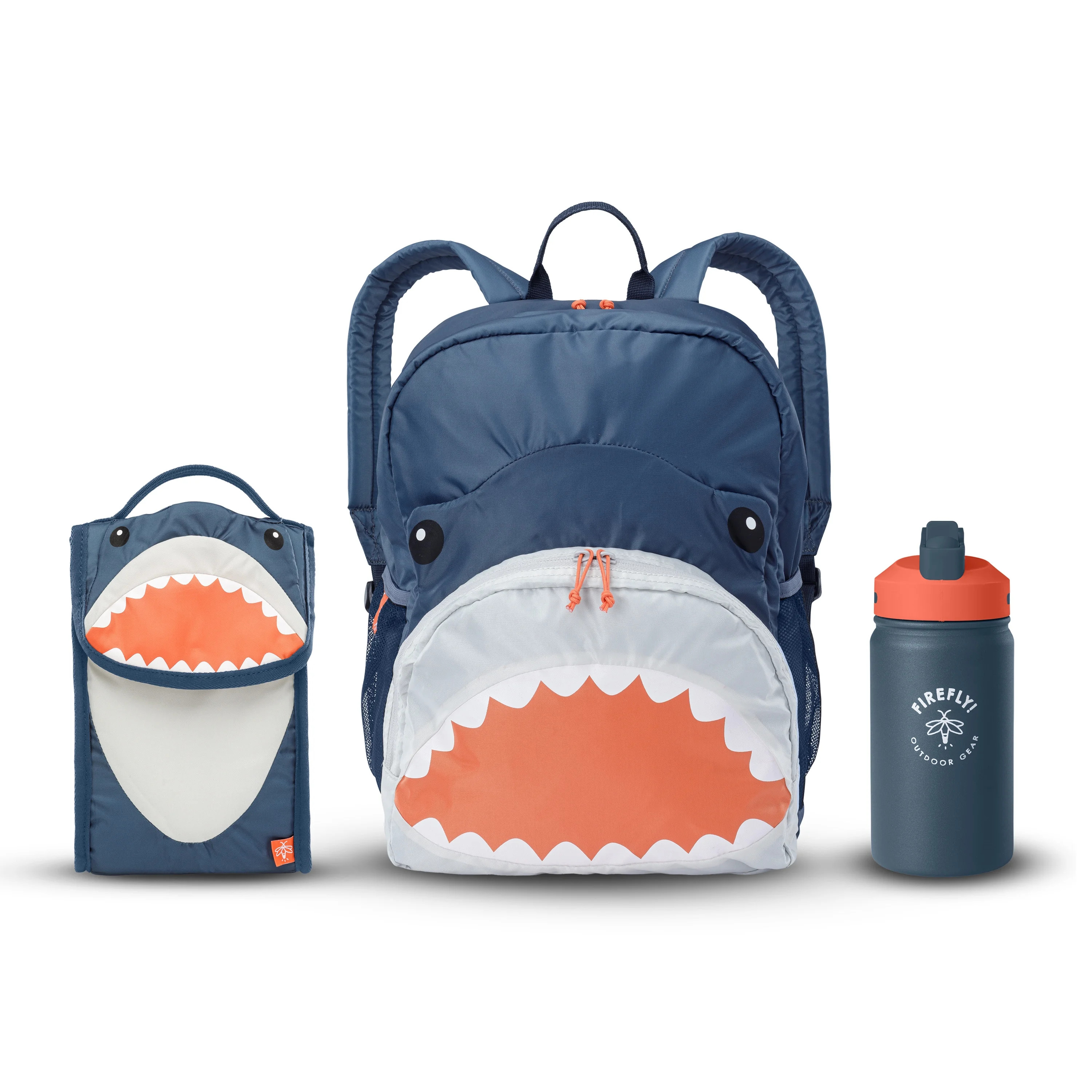 Firefly! Outdoor Gear Finn the Shark Backpack Kid's 3 Piece Combo Set | Walmart (US)