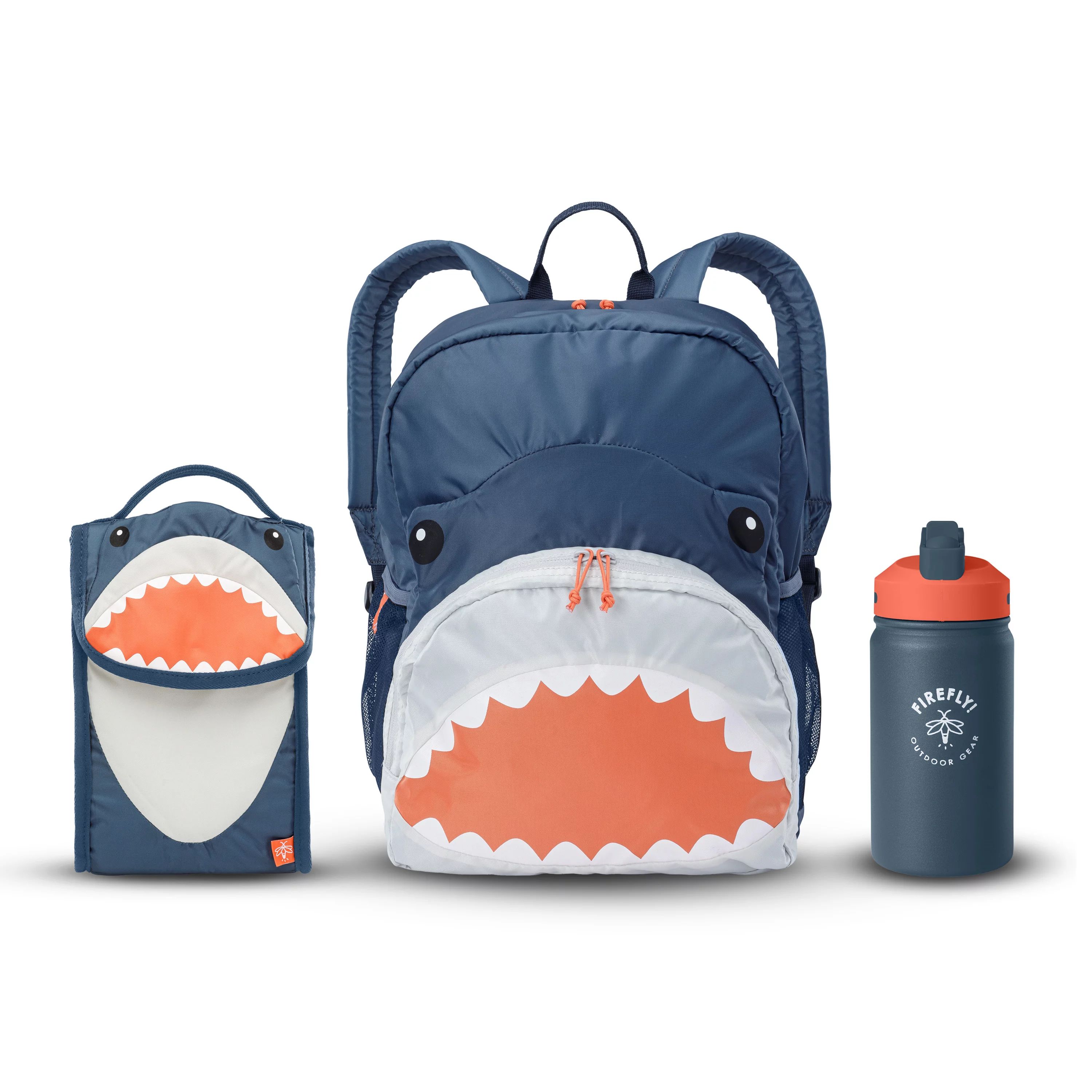 Firefly! Outdoor Gear Finn the Shark Kid's 3 Piece Combo Set (Includes Backpack, Lunch Bag, and W... | Walmart (US)