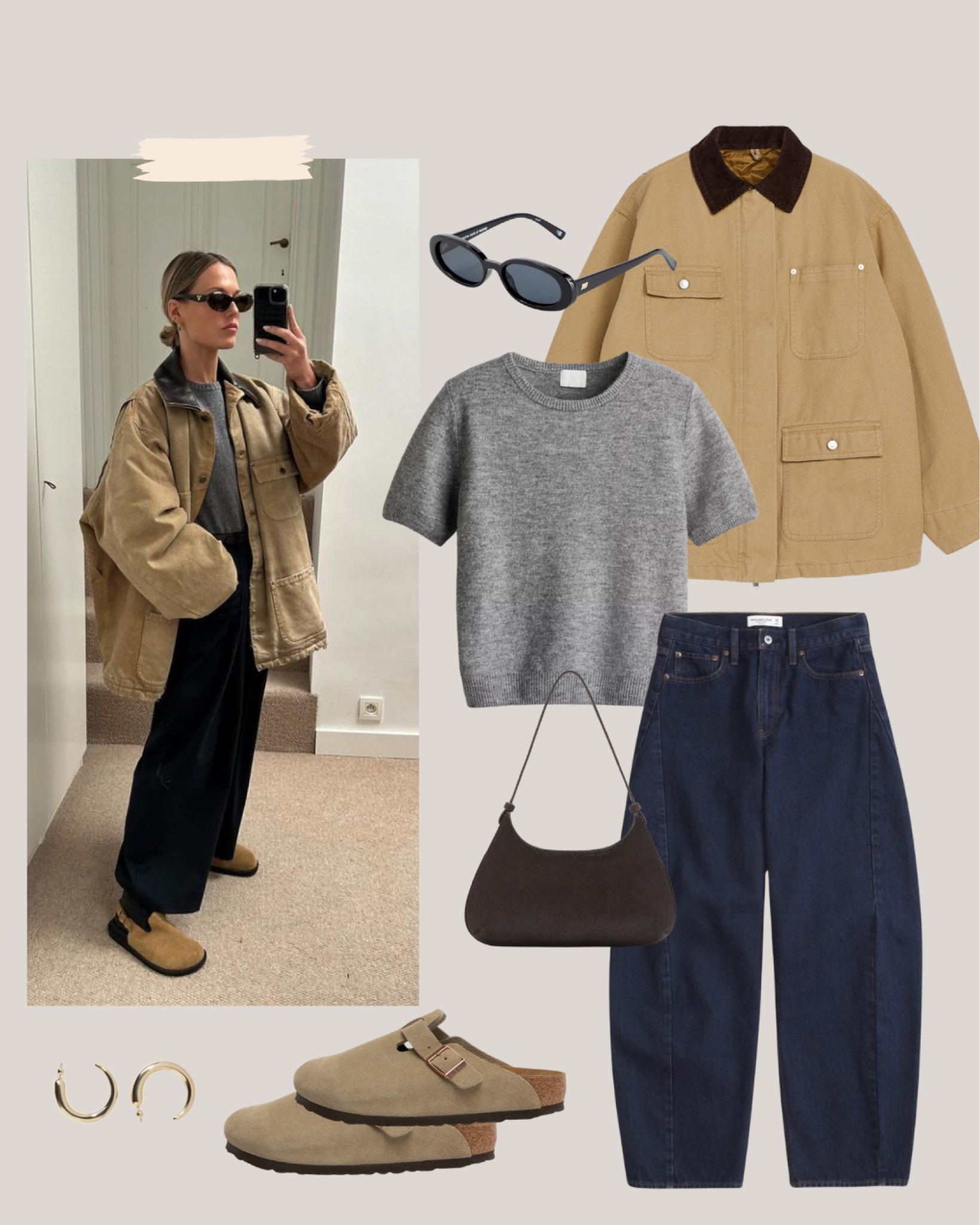 Spring outfit inspo - look 3 🔗 Barn jacket obsessed...

#LTKstyletip #LTKspring