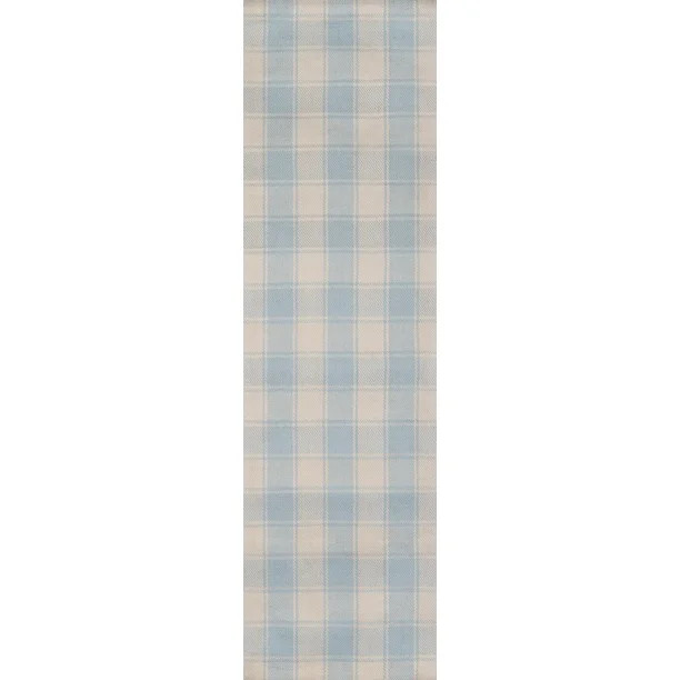 Erin Gates by Momeni Marlborough Charles Light Blue Hand Woven Wool Area Rug 5' X 8' | Walmart (US)