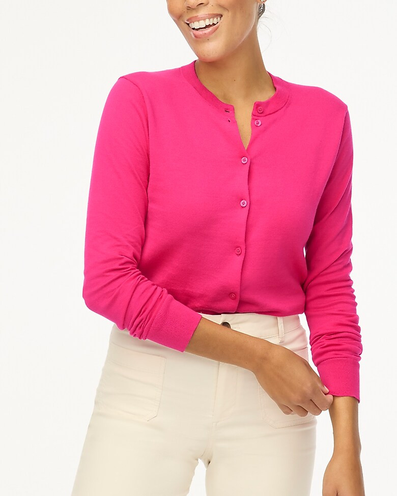 Classic cotton cardigan sweater | J.Crew Factory