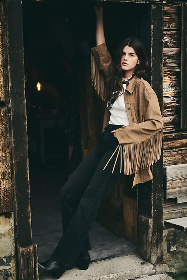 Fringe Out Vegan Suede Jacket | Free People (Global - UK&FR Excluded)