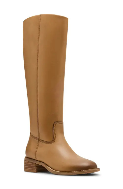 Blondo Freya Waterproof Knee High Boot in Peanut Leather at Nordstrom, Size 9.5 | Nordstrom
