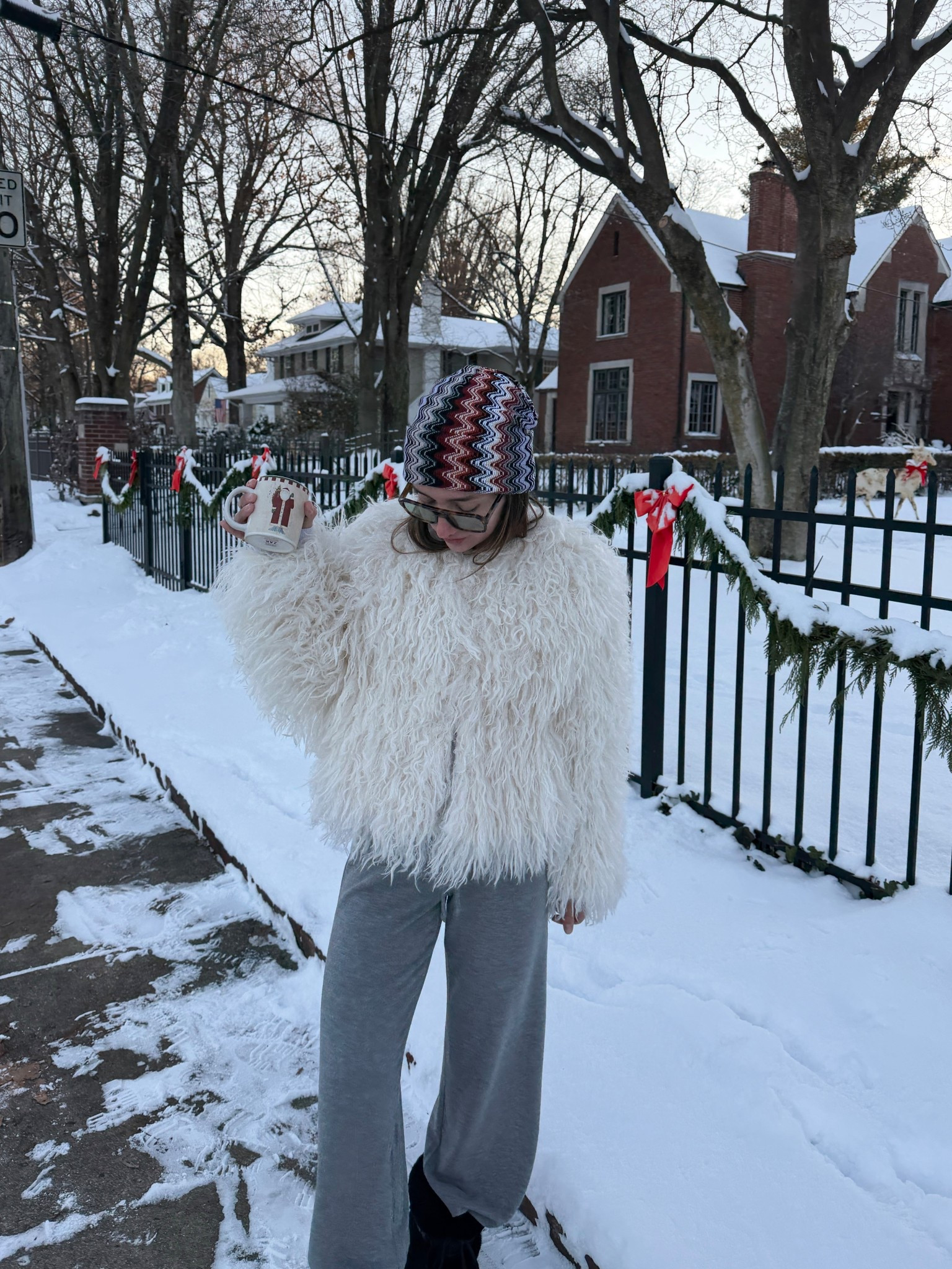 Snow day!!! Wearing XS bottoms and XXS coat! Boots are tts and my favorite for the snow