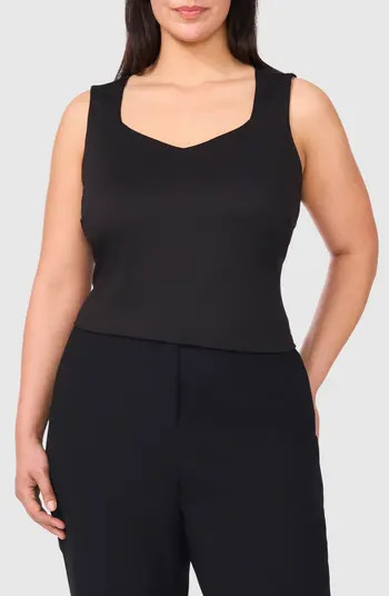 Sleeveless Sweetheart Neck Knit Shell | Nordstrom