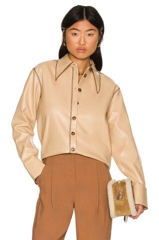 L'Academie Verica Top in Beige from Revolve.com | Revolve Clothing (Global)