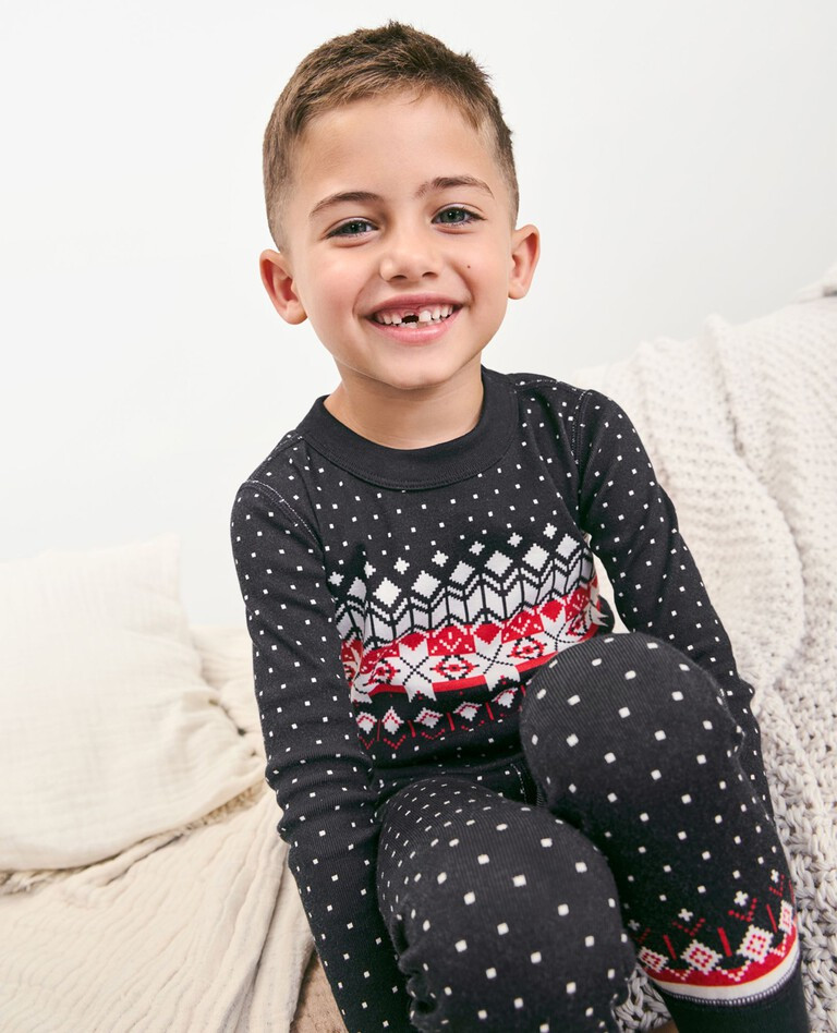 Kids Holiday Long John Pajama Set | Hanna Andersson