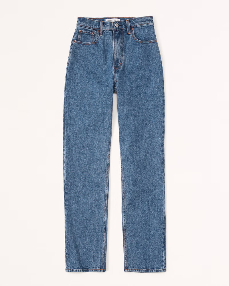 Ultra High Rise 90s Straight Jean | Abercrombie & Fitch (US)