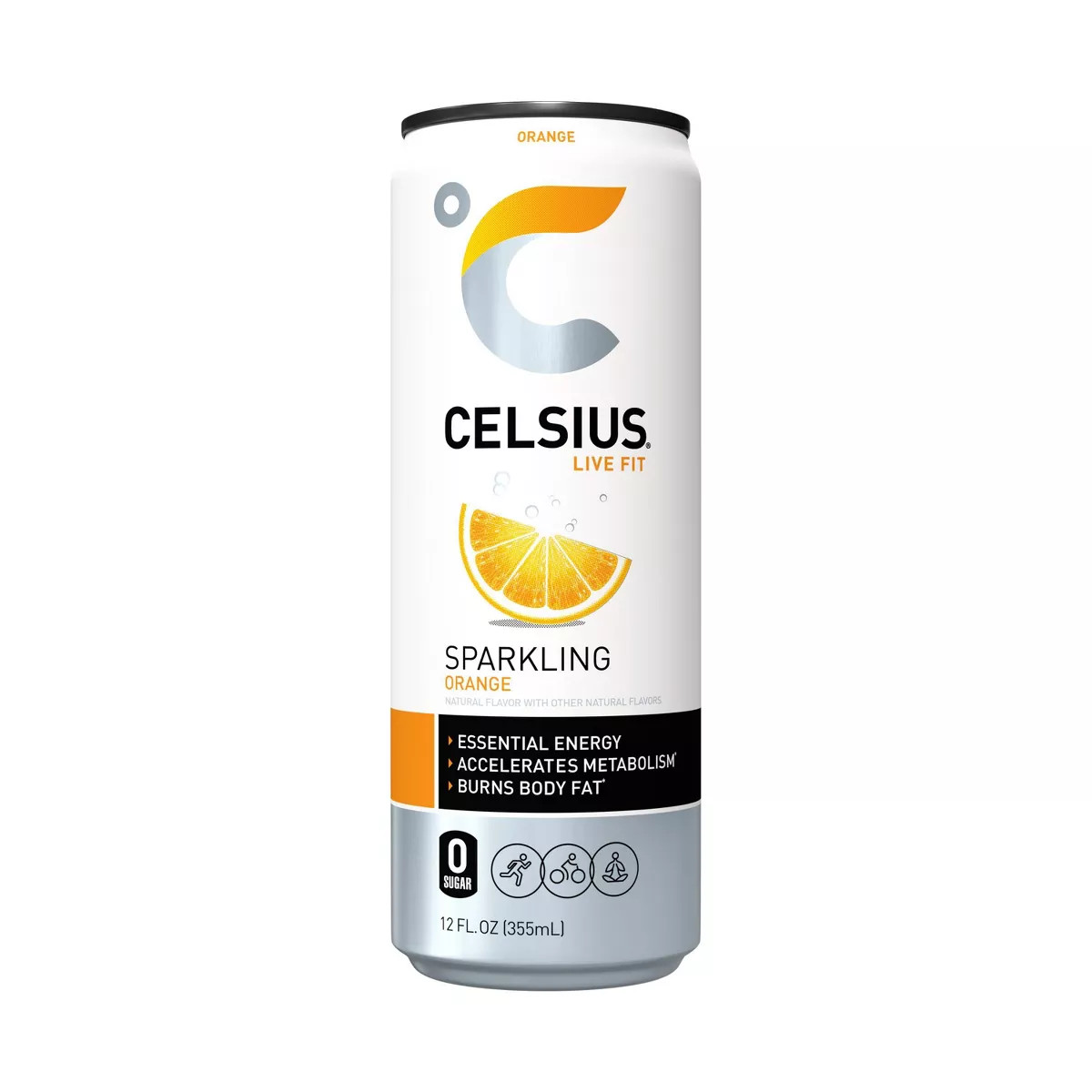 Celsius Sparkling Orange Energy Drink - 12 fl oz Can | Target