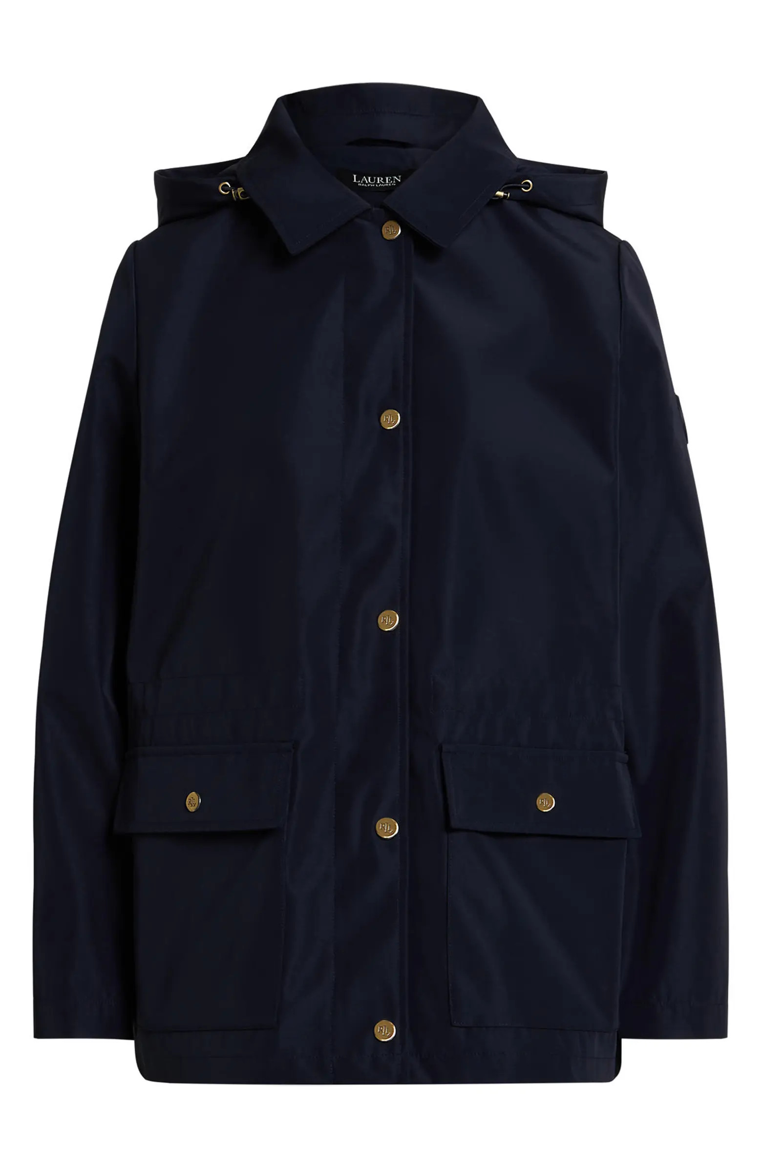 Hooded Bonded Raincoat | Nordstrom