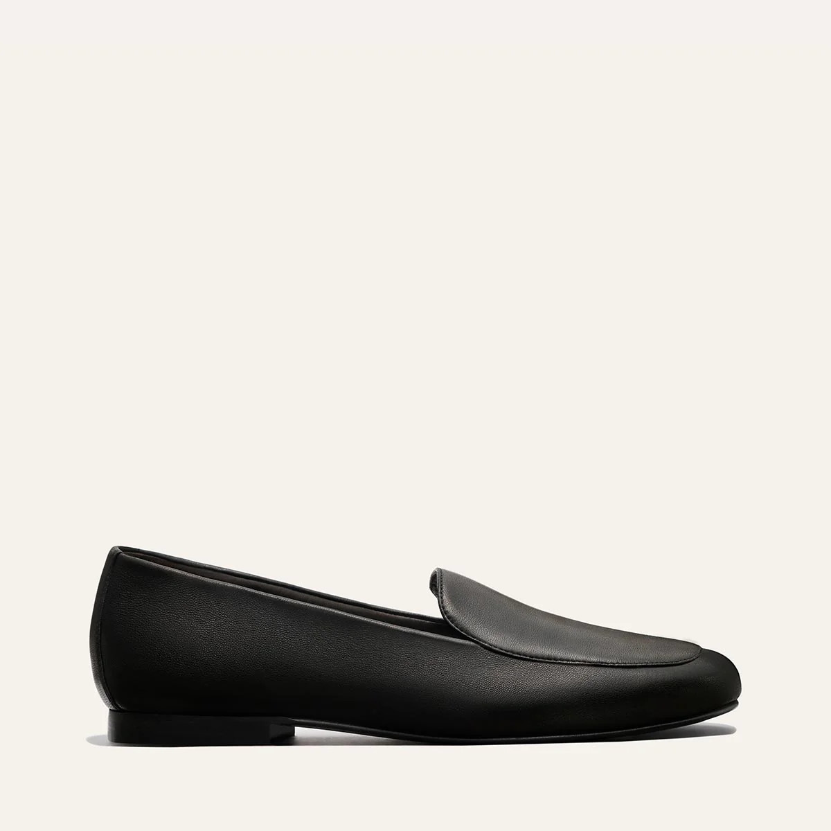 The James Soft Loafer - Black Nappa | Margaux