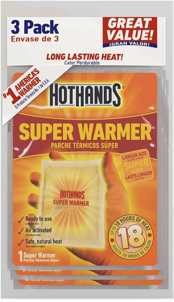 HotHands Body & Hand Super Warmers - Long Lasting Natural Odorless Air Activated Warmers - Up to ... | Amazon (US)