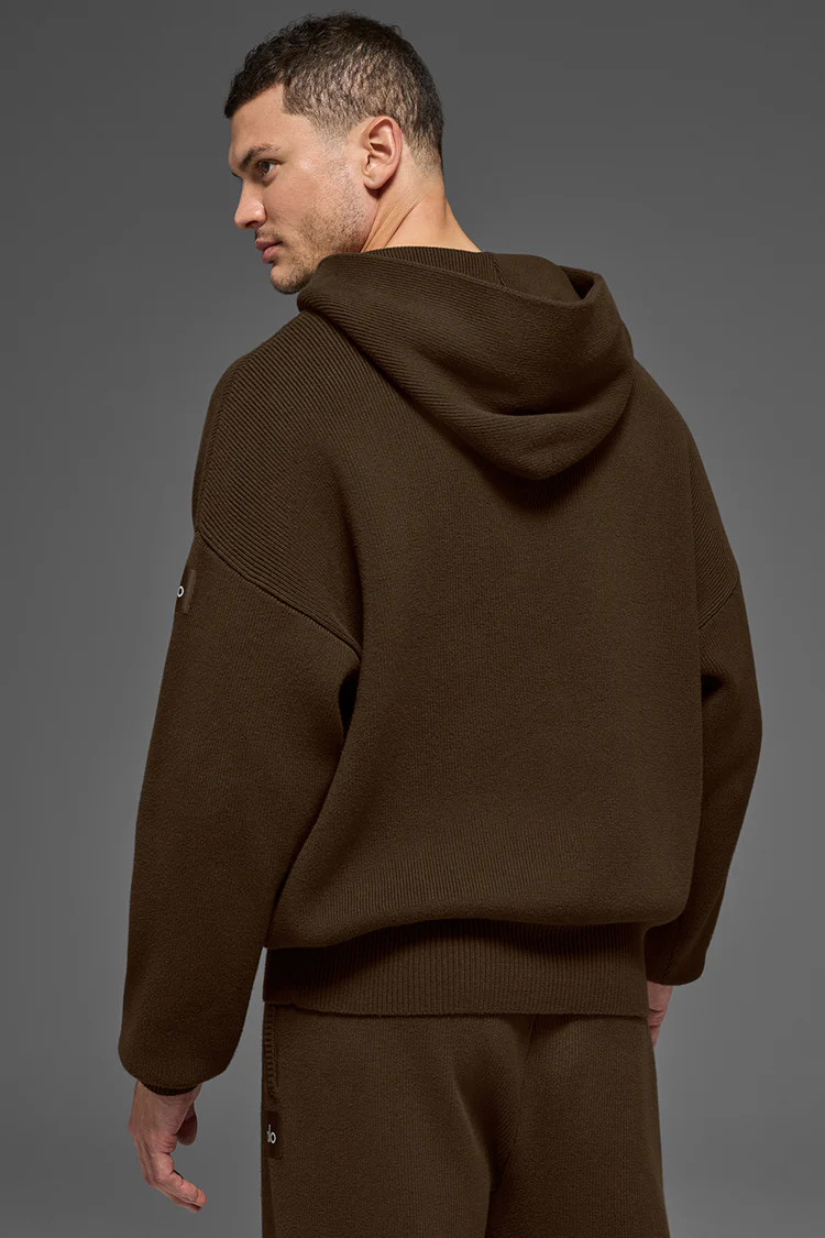 Scholar Hooded Sweater - Espresso | Alo Yoga (US)