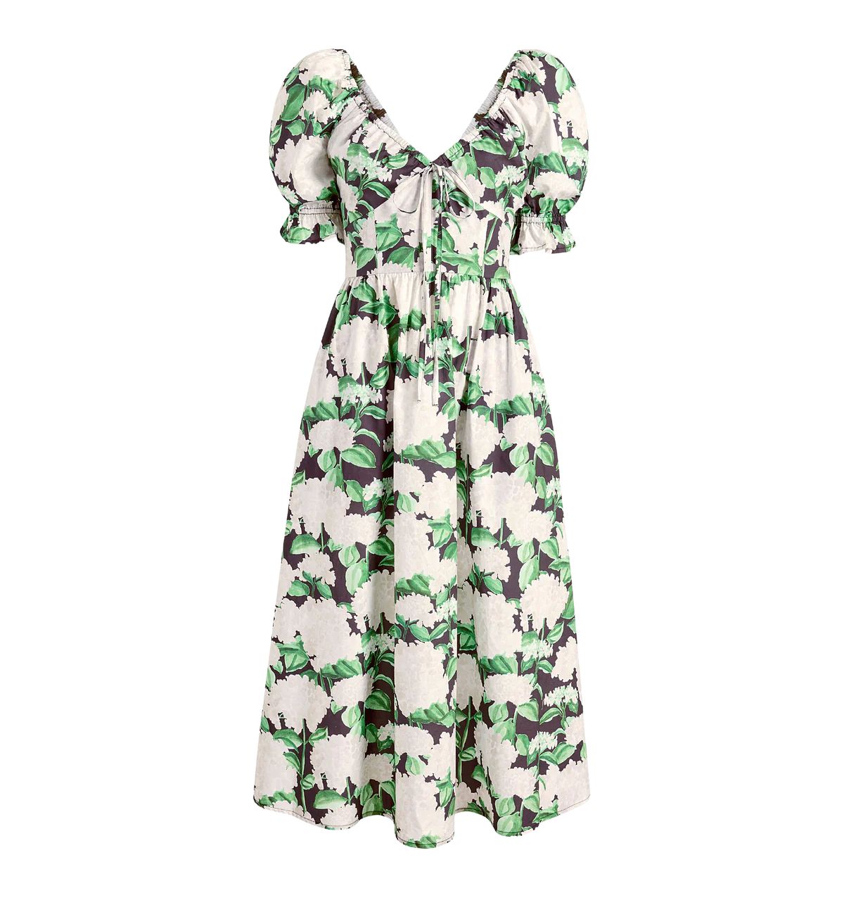 The Ophelia Dress in Night Bloom Cotton | Over The Moon