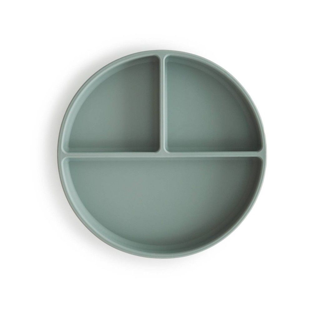 Mushie Silicone Suction Plate - Cambridge Blue | Target