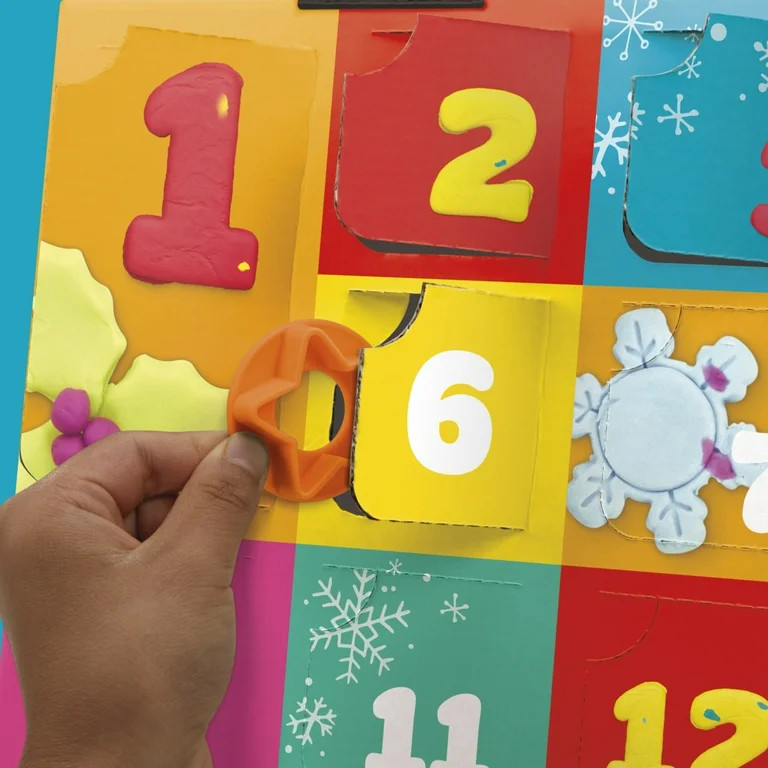 Play-Doh Holiday Advent Calendar, 24 Days of Surprise Toys for Kids 3+ | Walmart (US)