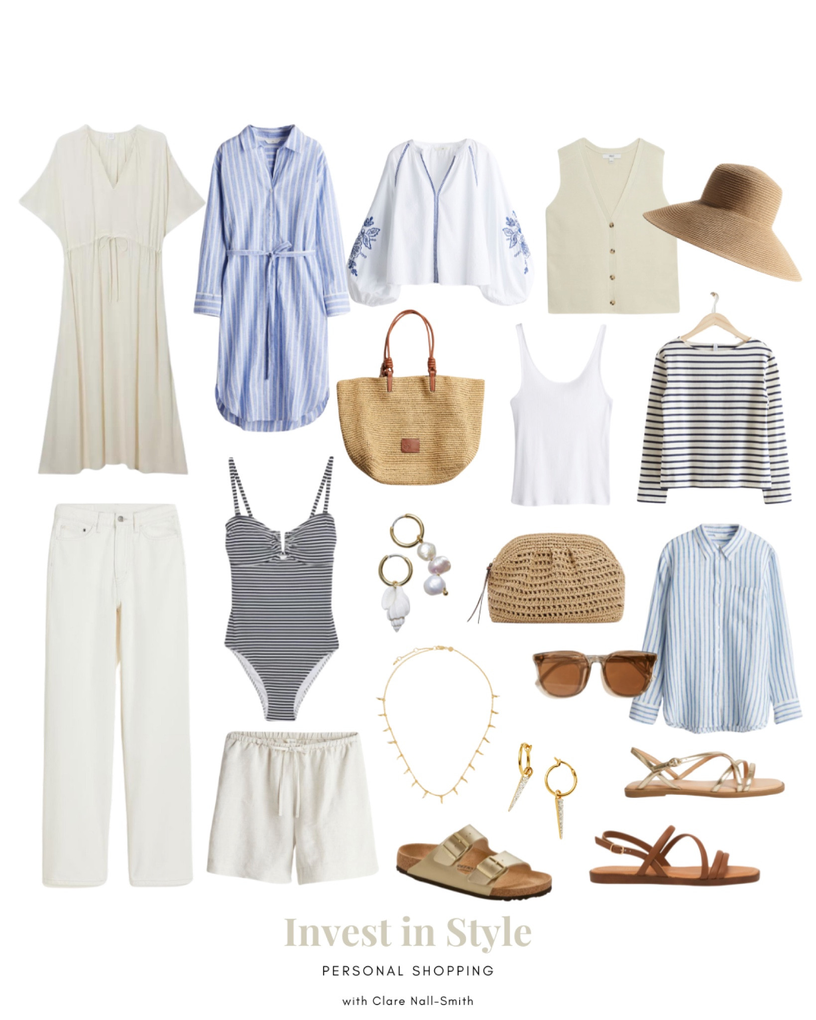 Holiday capsule wardrobe.. 
I’ve kept this one simple and tonal, easy to mix and match each piece and I’ve featured a lot of the items you’ve already bought to help you get the most out of your wardrobe. 

#LTKuk #LTKsummer #LTKtravel