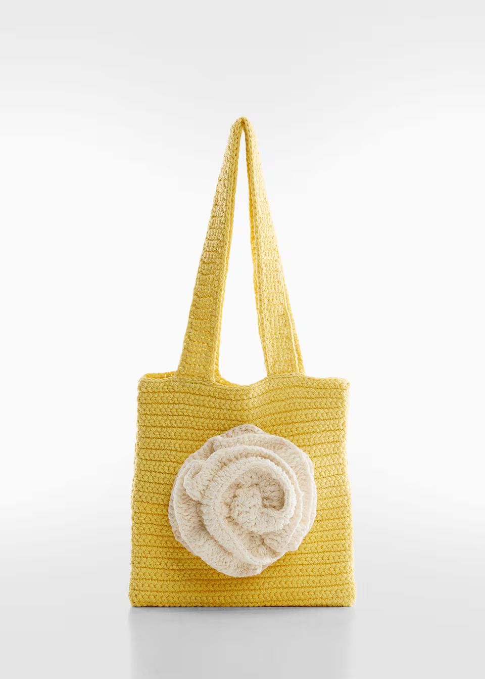 Crochet flower bag | MANGO (US)