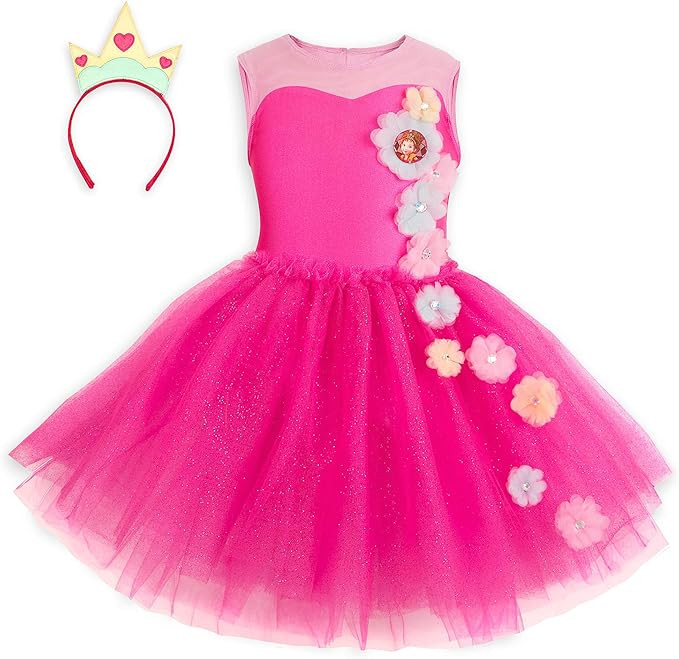 Disney Fancy Nancy Tutu Leotard and Headband Set for Girls Multi | Amazon (US)