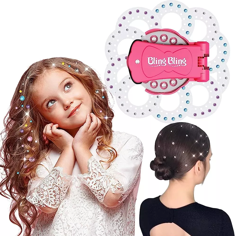 Hair Bling ,hair Gem Stamper, Hair Gems For Children For Kids, For