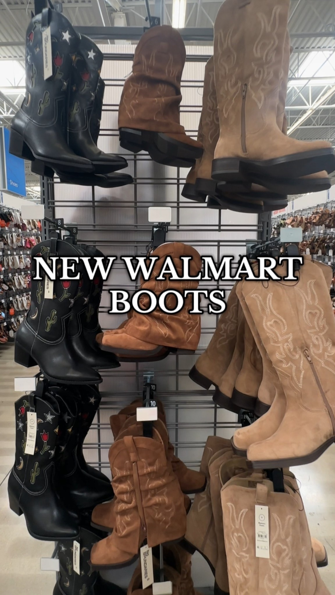 New Walmart boots! #walmartfashion #walmartboots #walmartshoes