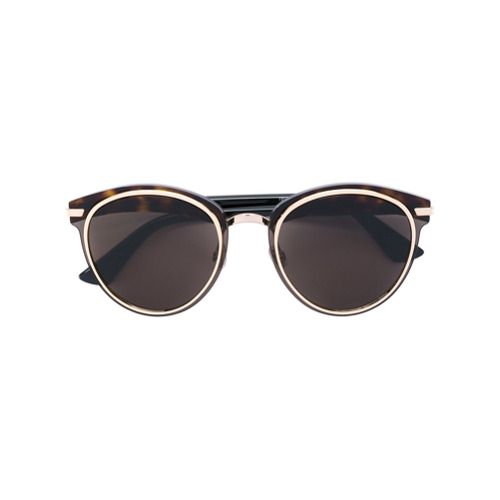 Dior Eyewear Óculos de sol redondo - Preto | FarFetch BR