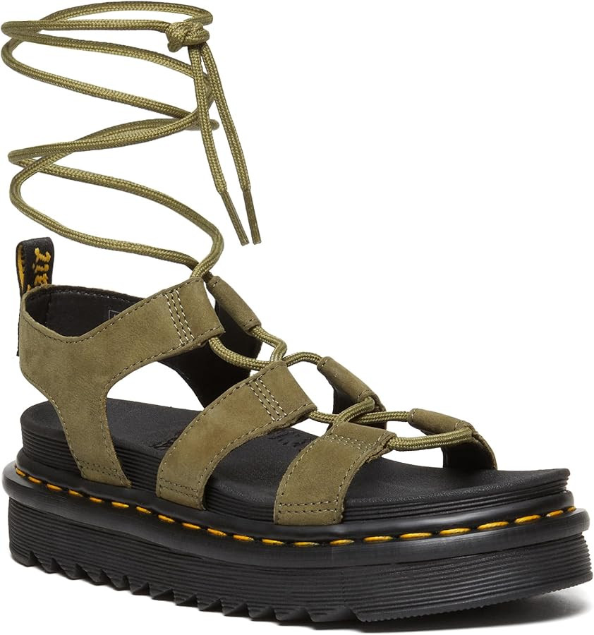 Dr. Martens Women's Nartilla Nubuck Sandal | Amazon (US)