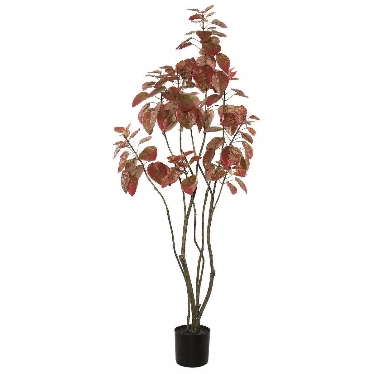 Artificial Rogot Rurple Tree with Pot (4ft) Red - Vickerman | Target