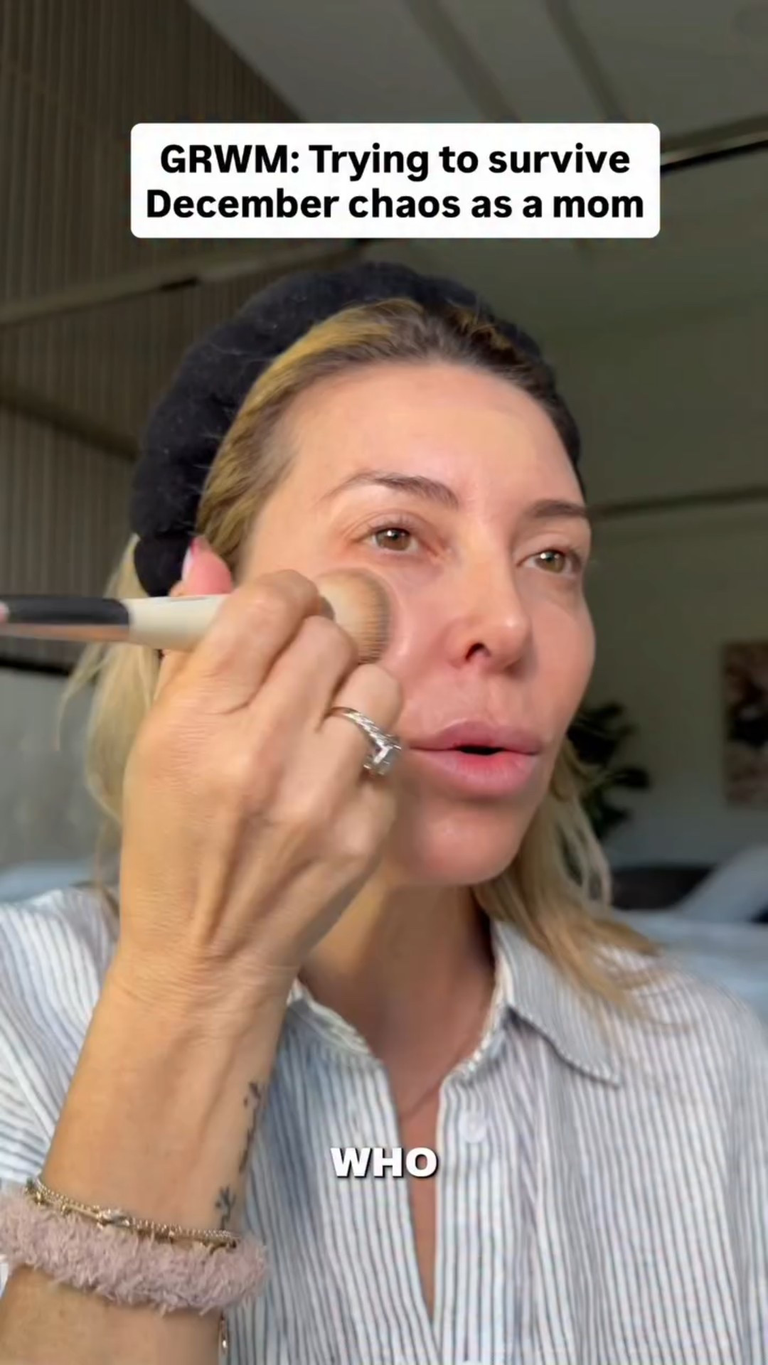 December makeup & December brain 🤍
Talking gifts, the Victoria Beckham drops, candle warmers, and why this month always feels like… a lot. If you’re exhausted too hi, same. 😂✨

#grwmreel #makeupover40 #momchat