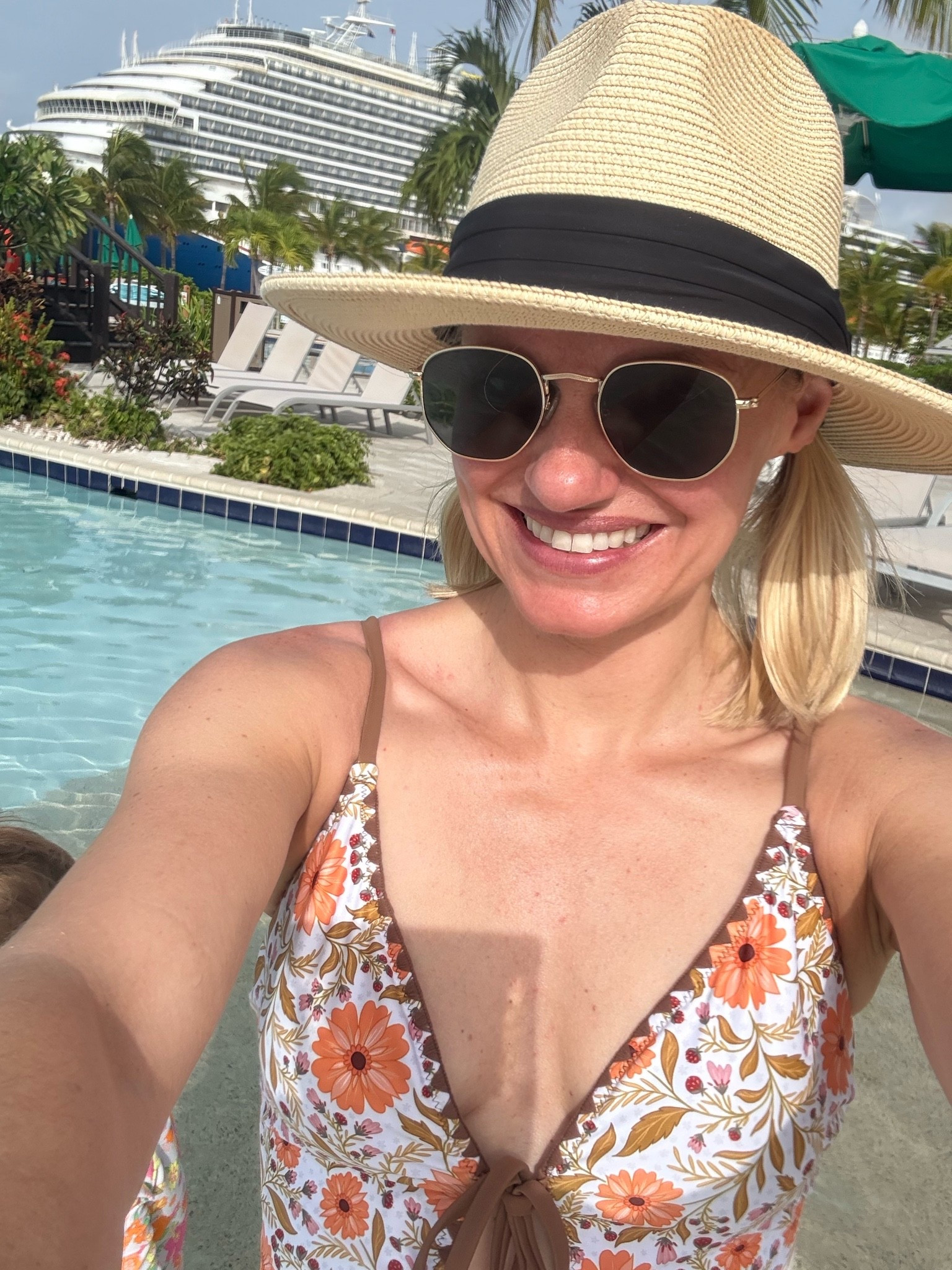 I always pack 2 pairs of Amazon sunglasses and a straw sun hat on my cruises! 🚢

#LTKTravel #LTKSwim #LTKSeasonal