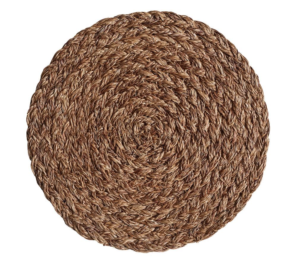 Braided Abaca Charger Plates, Set of 4 | Pottery Barn (US)