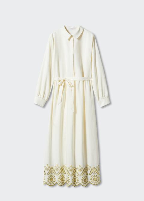 Long shirt dress -  Women | Mango United Kingdom | MANGO (UK)