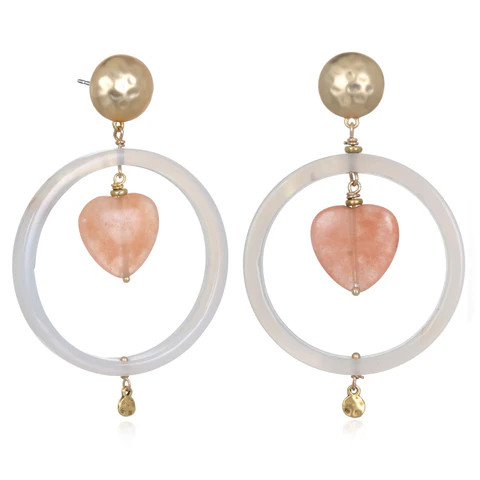 Heart Doorknocker Earrings | Sequin