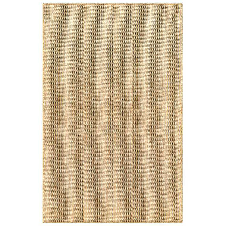 Sand Intertwine Indoor/Outdoor Area Rug, 4x7 | Kirkland's Home
