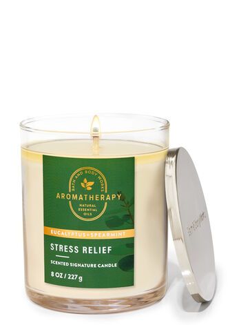 Aromatherapy


Eucalyptus Spearmint


Signature Single Wick Candle | Bath & Body Works