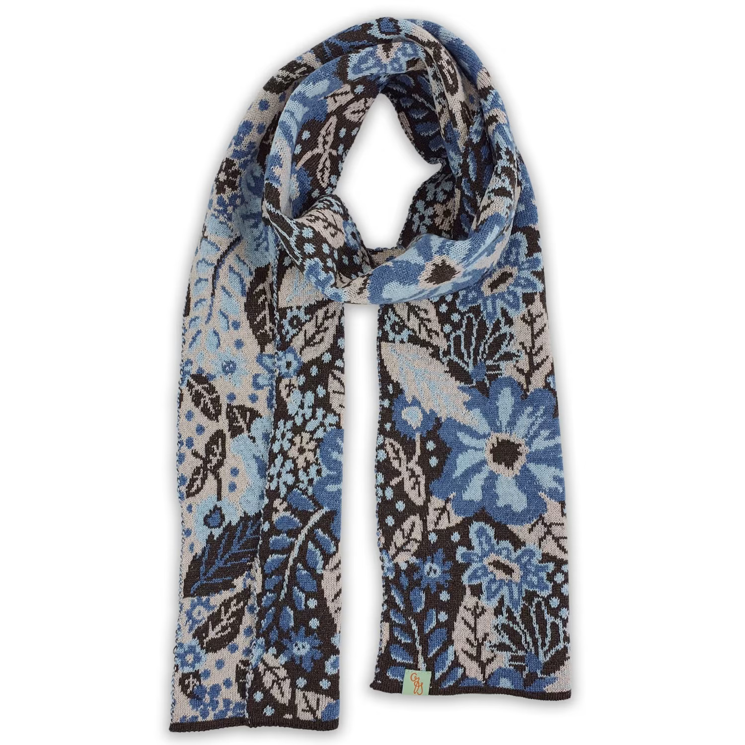Scarves - Bliss - Aqua, Wedgewood Blue | Wolf & Badger