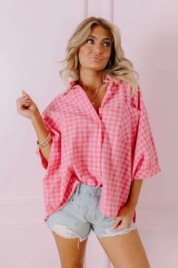 Vacay Ways Oversized Button Up • Impressions Online Boutique | Impressions Online Boutique