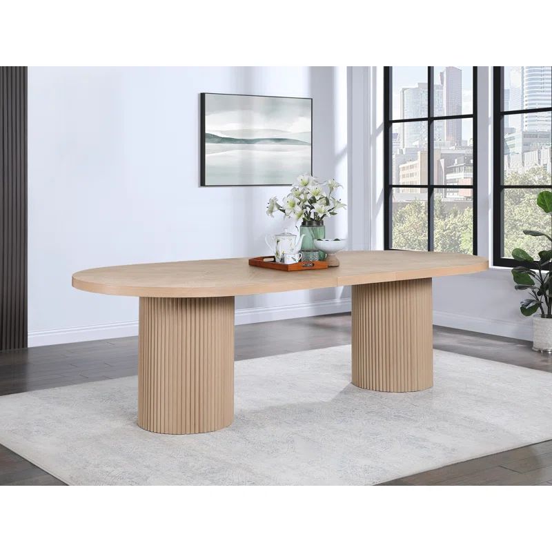 Ivona Oak Dining Table | Wayfair North America