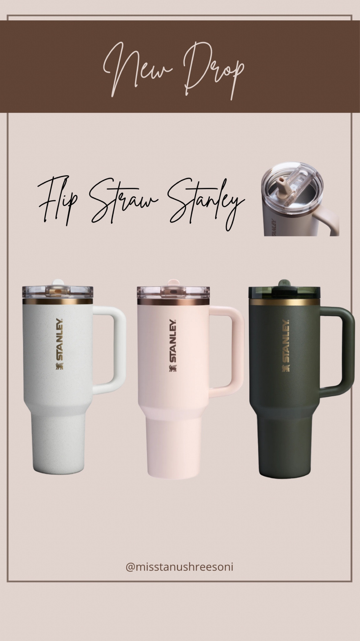 Ahh I’ve been waiting for something like this from Stanley! ⭐️ a leakproof water bottle that’s perfect for on the go! 💧These will sell out fast for the holidays 🎁



Stanley water bottle, pink Stanley, holiday gift, flip straw bottle, leakproof water bottle, gift guide, women’s gift, men’s gift guide, new drop, new Stanley, Stanley gift 

#LTKGiftGuide #LTKFindsUnder50