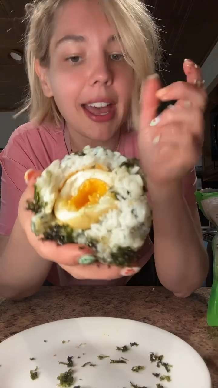 Summer lunch! 💛 Inspo: onigiri and jumeokbap 🍙

and two things:

- I had to make more rice because these got a little massive (but I’m not sorry). Think burger-size
- Shuggie worked hard to hold that bark in ‘til very end 🤣 

 #LTKmomlife #LTKfoodie #LTKvlog