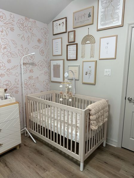 Nursery -
Crib, sheets, mobile and stand, baby monitor and mattress

#LTKbaby #LTKhome
